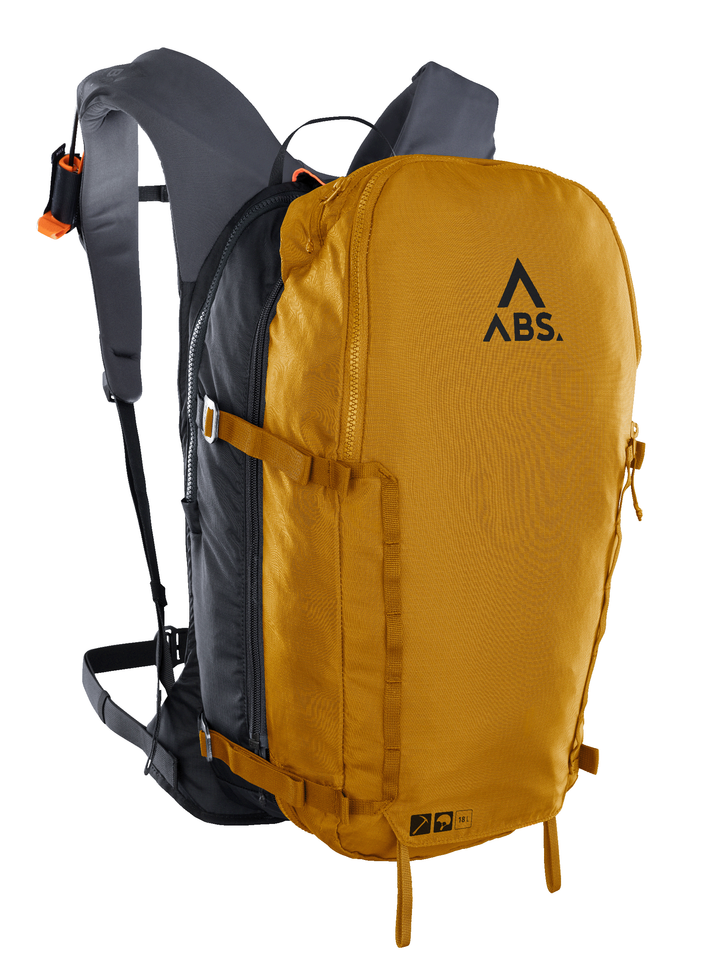 A_LIGHT_E_SET_18L_BurnedYellow_diagonal_Lawinen_Rucksack