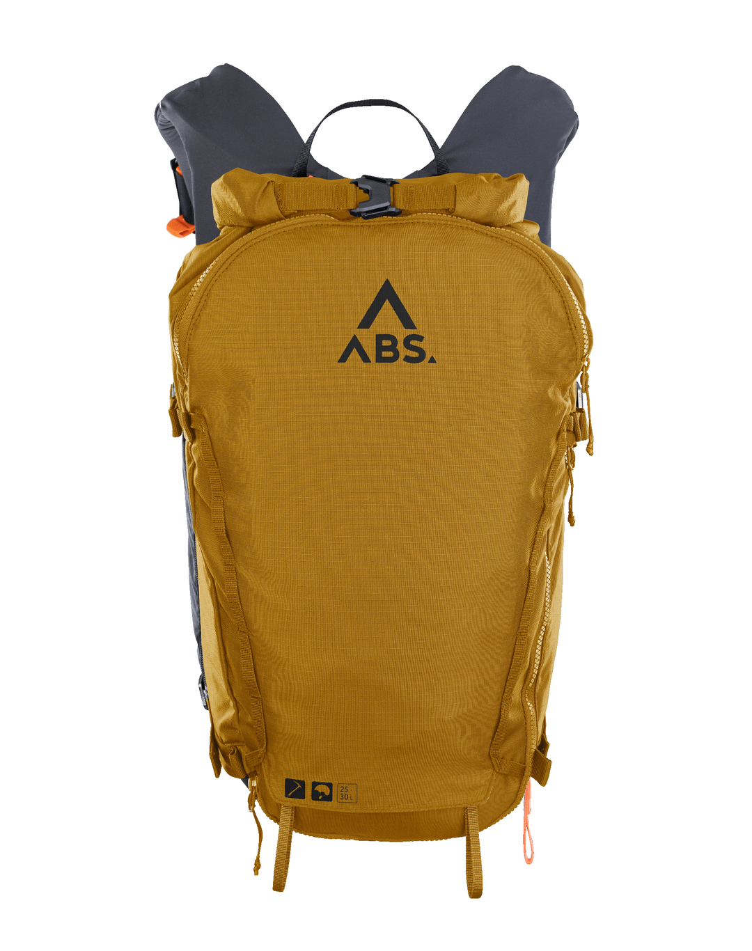 A_LIGHT_E_SET_25-30L_BurnedYellow_frontal_Lawinen_Rucksack