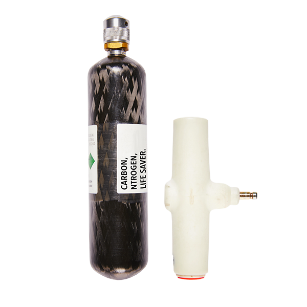 Carbon cartridge including release handle